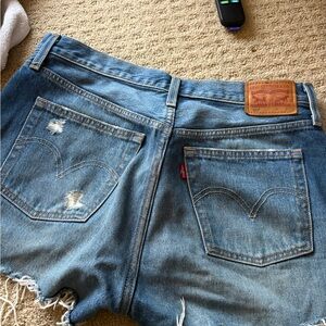 Levi's Classic Blue Jean Shorts
